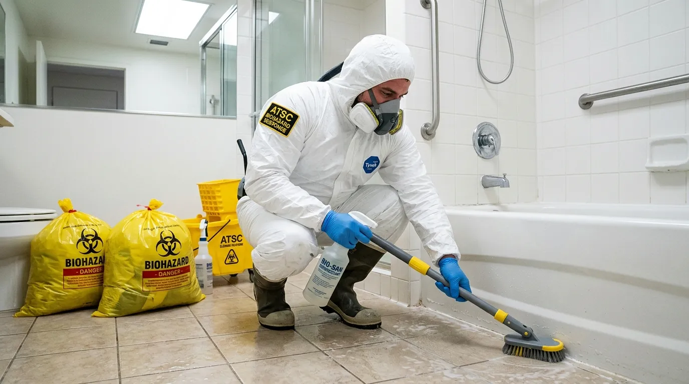 Decontamination equipment deployed for Blood Cleanup in Daytona Beach